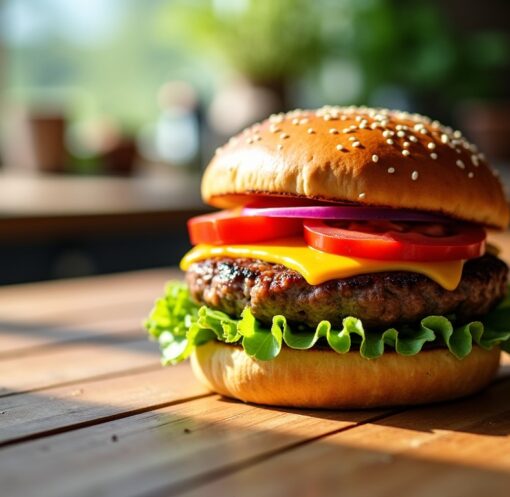 Burger maison inoubliable : l'atout secret des fécules bio pour une texture incomparable