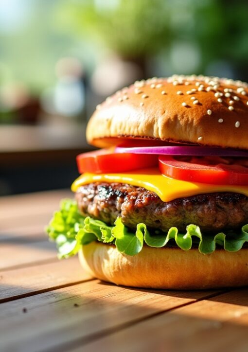 Burger maison inoubliable : l'atout secret des fécules bio pour une texture incomparable