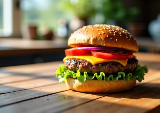 Burger maison inoubliable : l'atout secret des fécules bio pour une texture incomparable