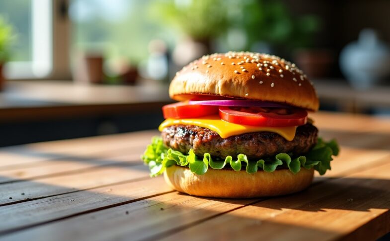 Burger maison inoubliable : l'atout secret des fécules bio pour une texture incomparable