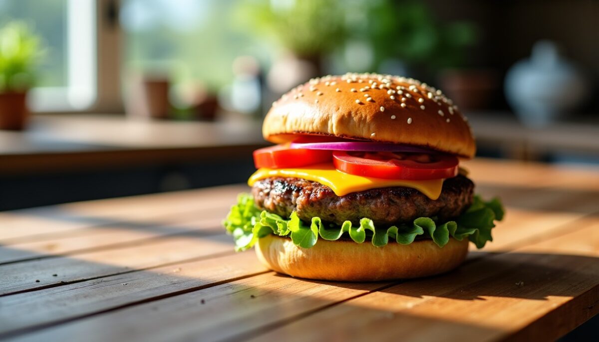 Burger maison inoubliable : l'atout secret des fécules bio pour une texture incomparable