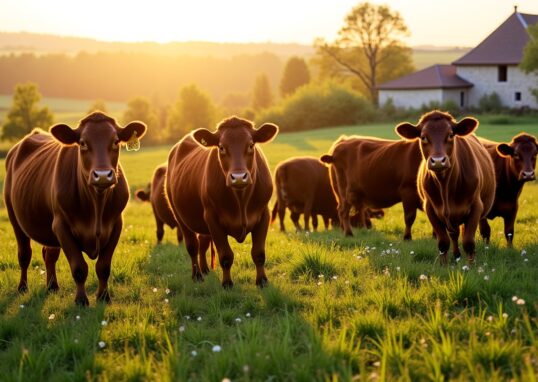 Le bœuf d'herbe en France : ses qualités et particularités