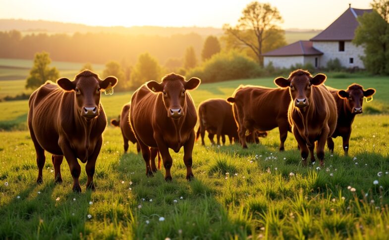 Le bœuf d'herbe en France : ses qualités et particularités