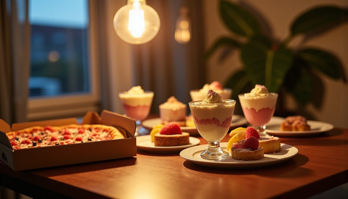 Délices légers et gourmands pour terminer une soirée pizza