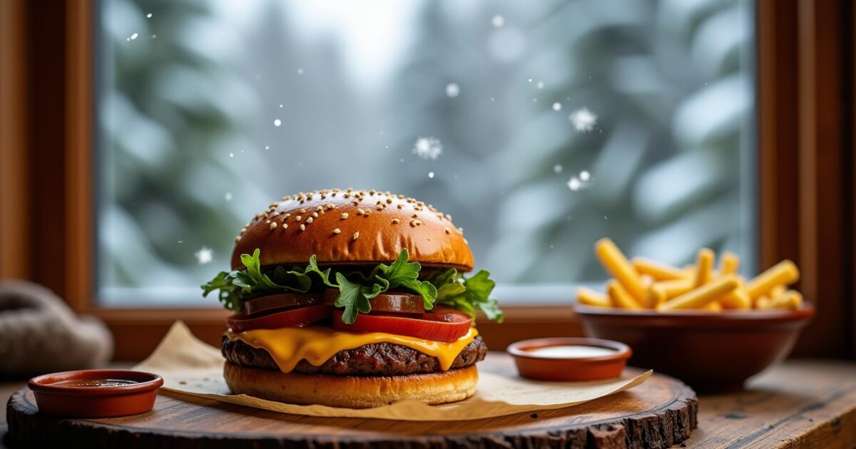 Dégustez un burger hivernal plein de réconfort