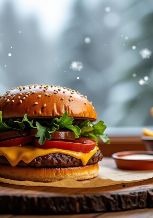 Dégustez un burger hivernal plein de réconfort