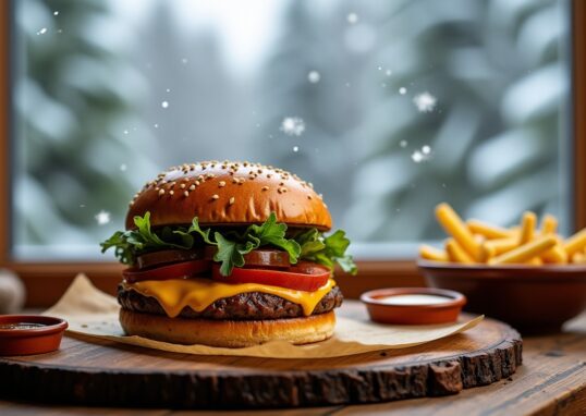 Dégustez un burger hivernal plein de réconfort