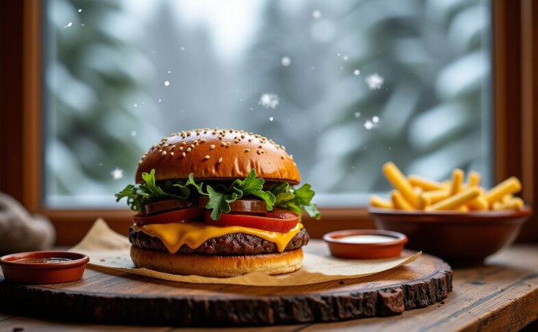 Dégustez un burger hivernal plein de réconfort
