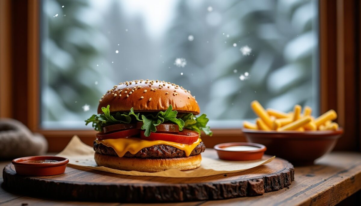 Dégustez un burger hivernal plein de réconfort