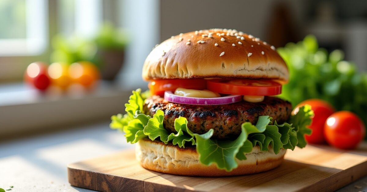 Délices Végétariens : Recettes Faciles et Savoureuses de Burgers Gourmands
