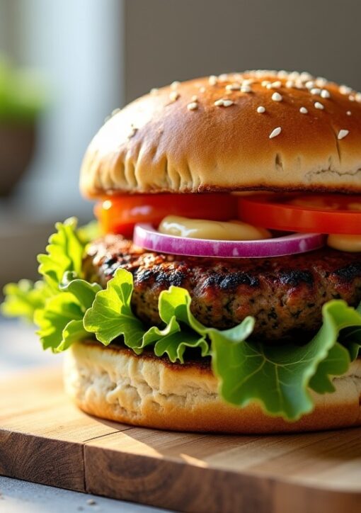 Délices Végétariens : Recettes Faciles et Savoureuses de Burgers Gourmands