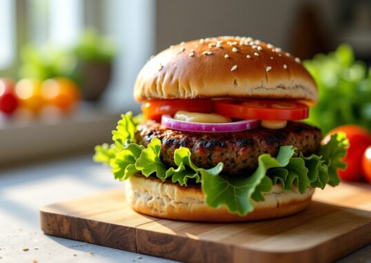 Délices Végétariens : Recettes Faciles et Savoureuses de Burgers Gourmands