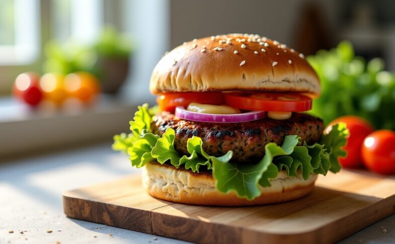 Délices Végétariens : Recettes Faciles et Savoureuses de Burgers Gourmands
