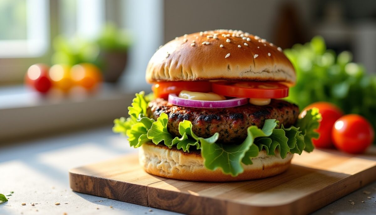Délices Végétariens : Recettes Faciles et Savoureuses de Burgers Gourmands