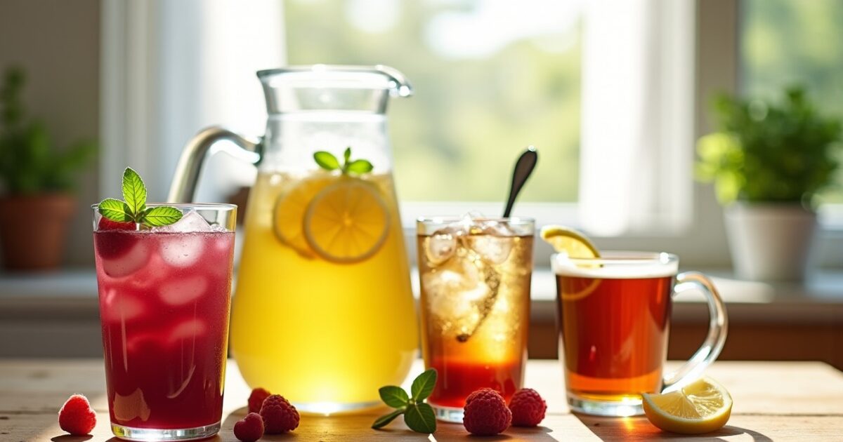 Délices rafraîchissants à préparer chez soi : limonades, smoothies, thés glacés et cafés pour un été gourmand