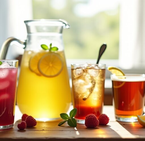 Délices rafraîchissants à préparer chez soi : limonades, smoothies, thés glacés et cafés pour un été gourmand