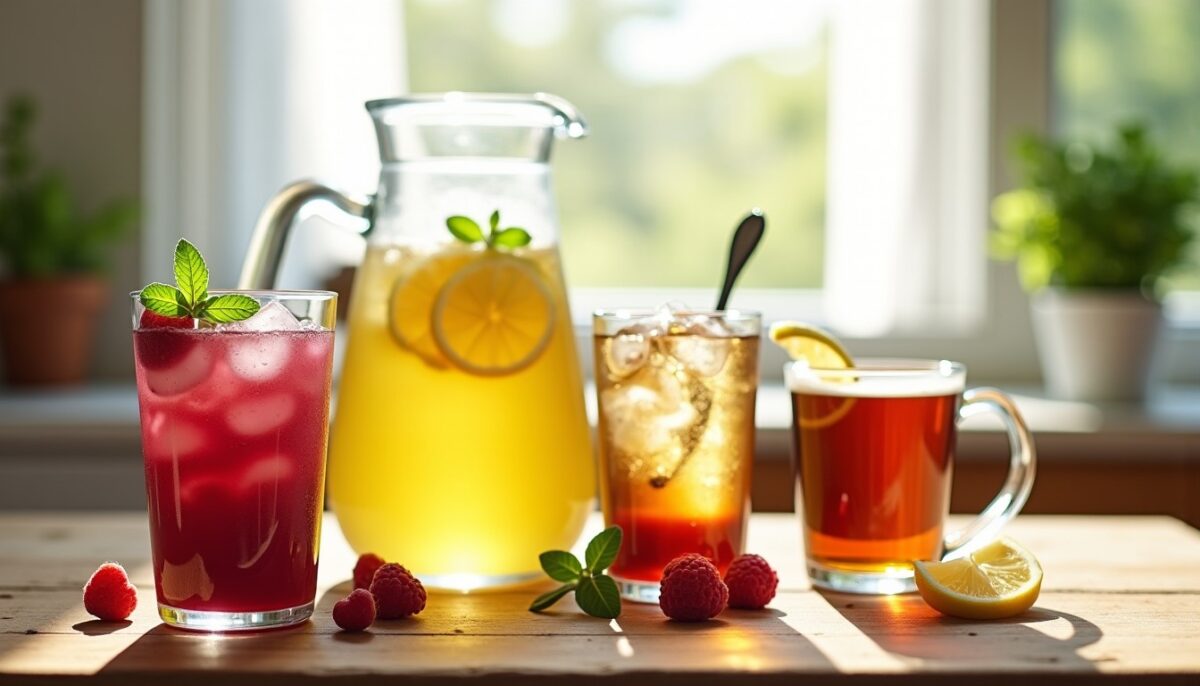 Délices rafraîchissants à préparer chez soi : limonades, smoothies, thés glacés et cafés pour un été gourmand