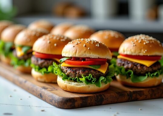 Mini burgers végétariens : recette simple et idées de garnitures savoureuses pour un apéritif sans viande