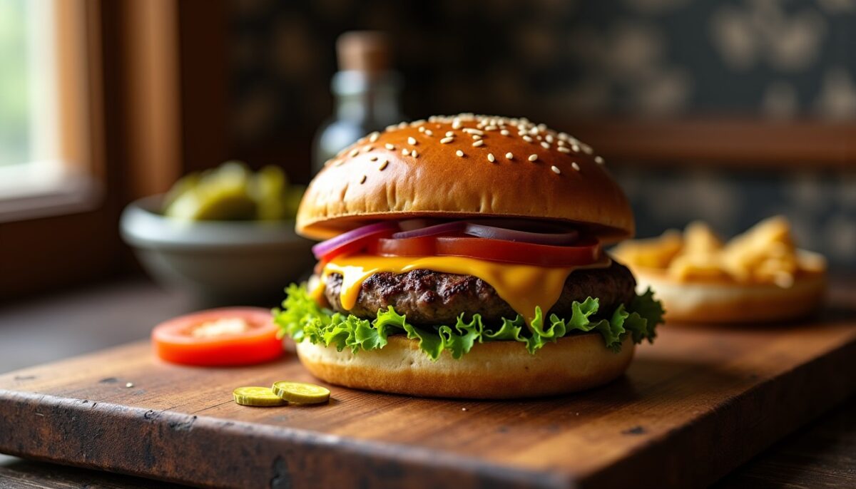 À la découverte du hamburger : origines, inventeur et évolution savoureuse du burger