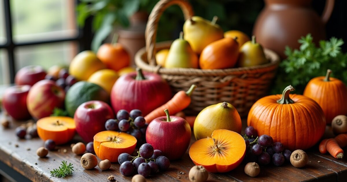 Les fruits et légumes d'automne : calendrier saisonnier, avantages santé et idées recettes savoureuses