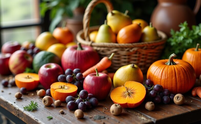 Les fruits et légumes d'automne : calendrier saisonnier, avantages santé et idées recettes savoureuses
