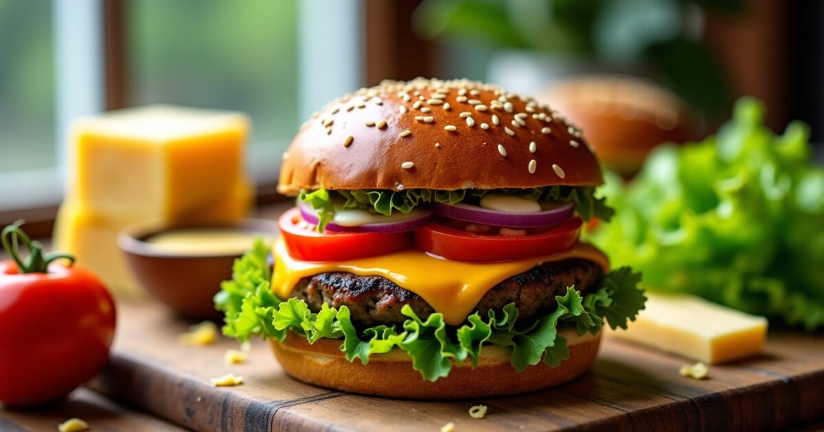 Le Burger Maison Idéal : Ingrédients Clés, Techniques de Cuisson et Astuces de Chef
