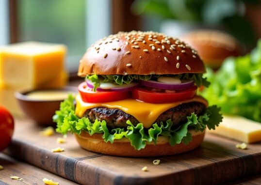 Le Burger Maison Idéal : Ingrédients Clés, Techniques de Cuisson et Astuces de Chef
