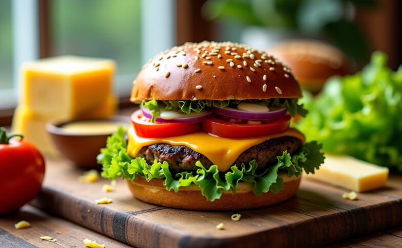 Le Burger Maison Idéal : Ingrédients Clés, Techniques de Cuisson et Astuces de Chef