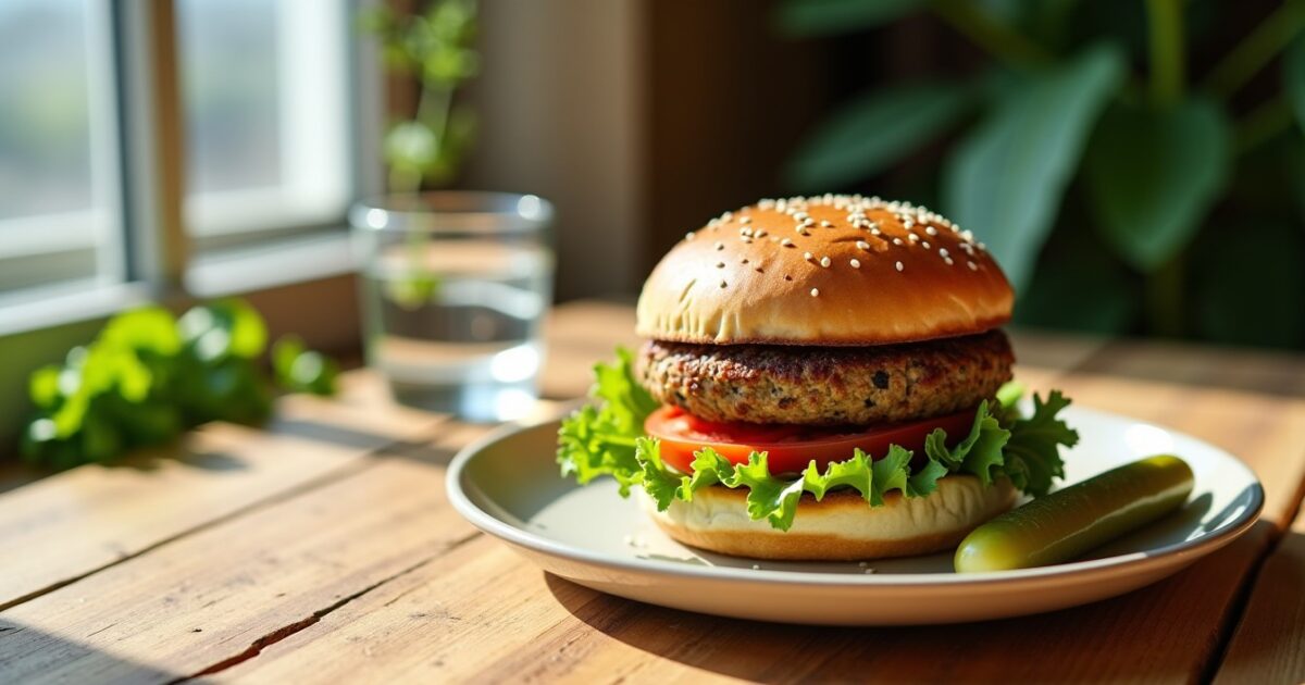 Délices Végétariens : Recettes Simples et Savoureuses de Burgers Maison