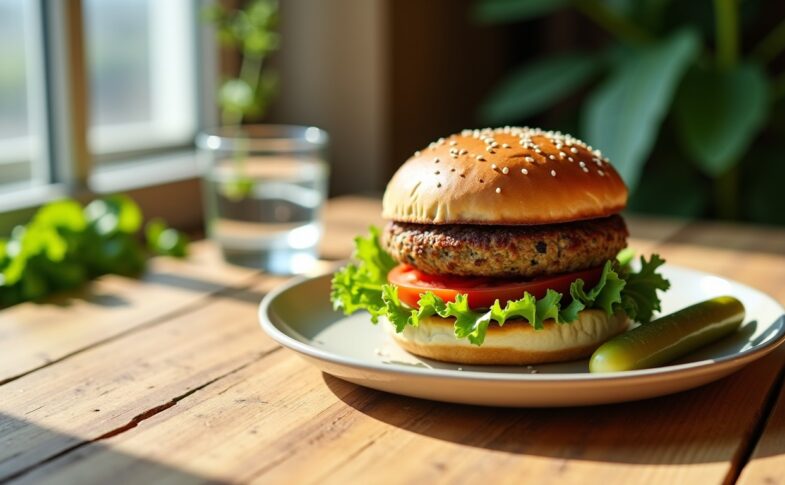 Délices Végétariens : Recettes Simples et Savoureuses de Burgers Maison