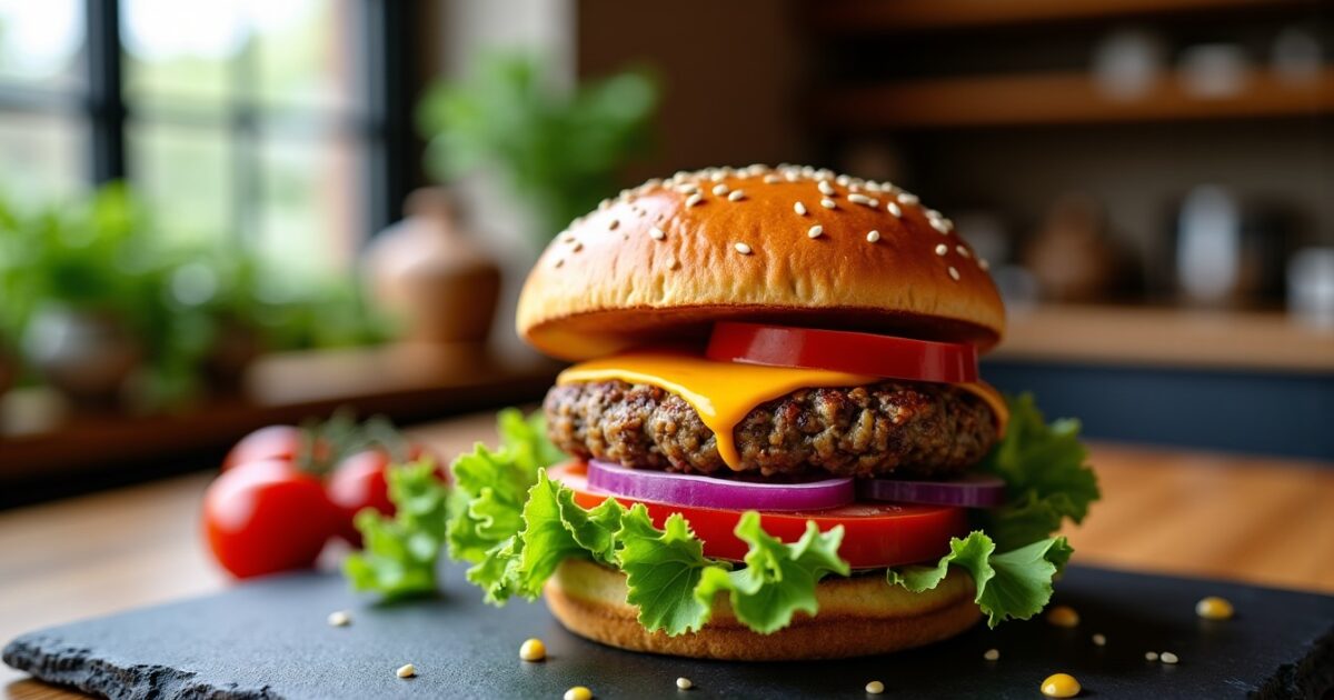 Délices Sans Viande : Recettes Créatives de Burgers aux Légumineuses, Champignons, Fromages et Options Véganes