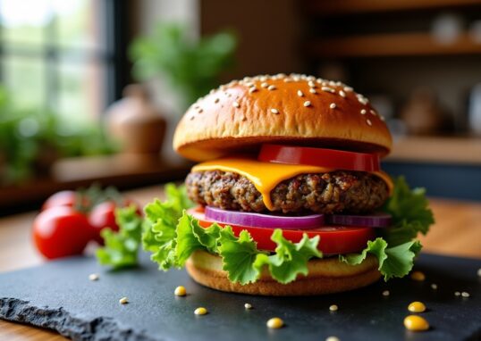 Délices Sans Viande : Recettes Créatives de Burgers aux Légumineuses, Champignons, Fromages et Options Véganes