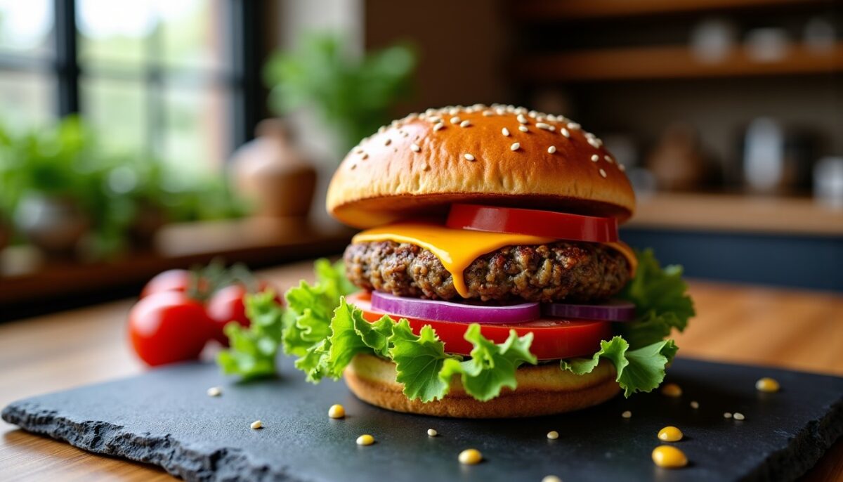 Délices Sans Viande : Recettes Créatives de Burgers aux Légumineuses, Champignons, Fromages et Options Véganes