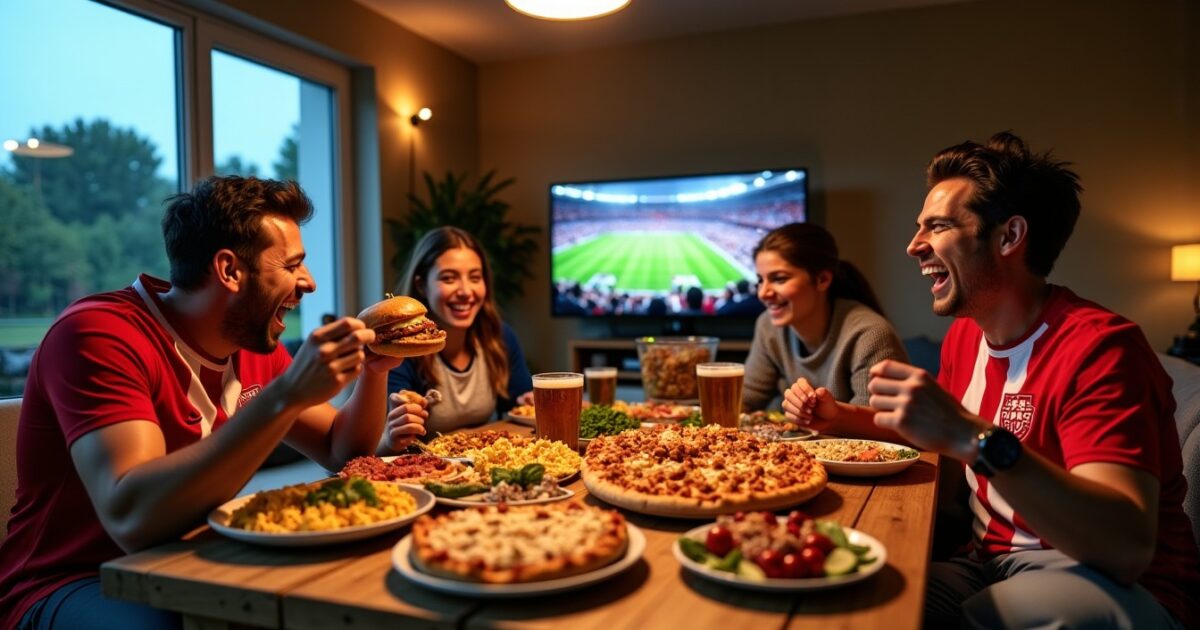 Football et saveurs : le festin des supporters pendant les grands matchs