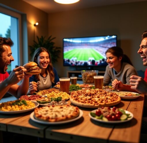 Football et saveurs : le festin des supporters pendant les grands matchs