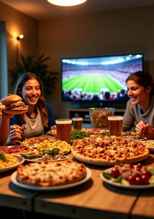 Football et saveurs : le festin des supporters pendant les grands matchs
