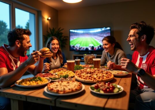 Football et saveurs : le festin des supporters pendant les grands matchs