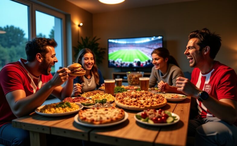 Football et saveurs : le festin des supporters pendant les grands matchs