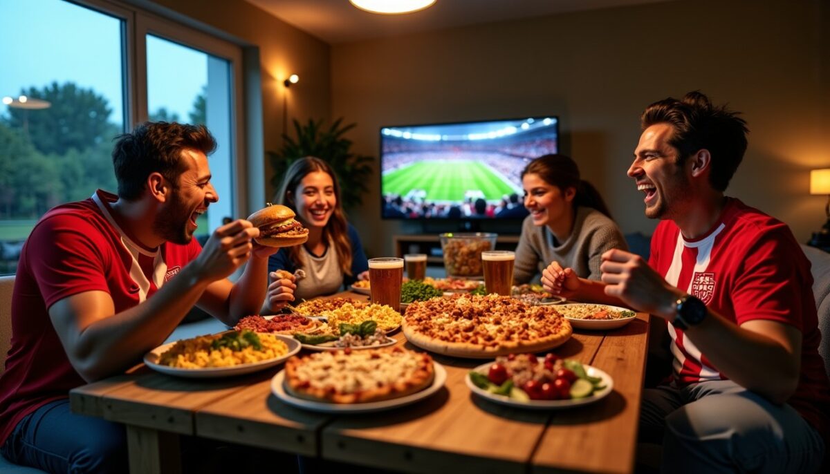 Football et saveurs : le festin des supporters pendant les grands matchs