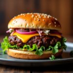 Savourez notre recette irrésistible de burger au bœuf effiloché