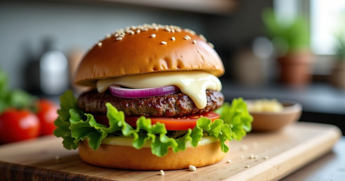 Burger à la mozzarella : recette savoureuse et conseils essentiels pour la réussir