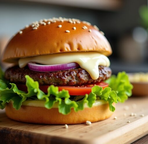 Burger à la mozzarella : recette savoureuse et conseils essentiels pour la réussir