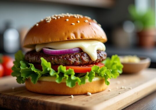 Burger à la mozzarella : recette savoureuse et conseils essentiels pour la réussir