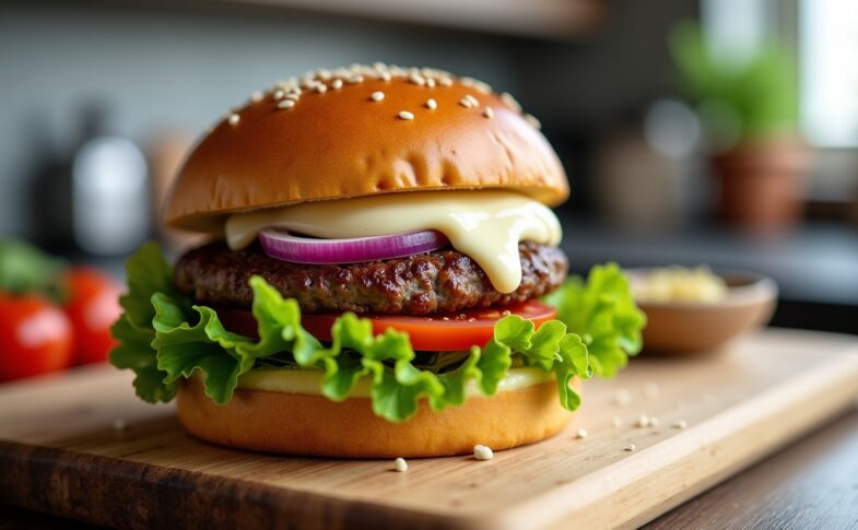 Burger à la mozzarella : recette savoureuse et conseils essentiels pour la réussir