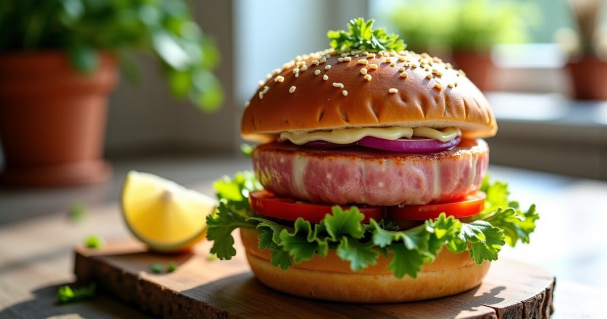 Recette simple et savoureuse : réalisez un burger au thon irrésistible