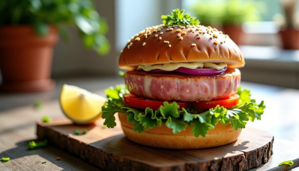 Recette simple et savoureuse : réalisez un burger au thon irrésistible
