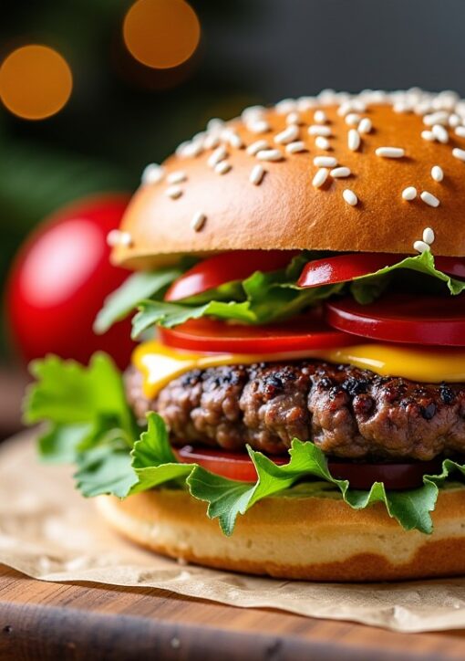 Recette et Conseils pour un Burger de Noël Délicieusement Gourmand