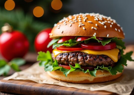 Recette et Conseils pour un Burger de Noël Délicieusement Gourmand