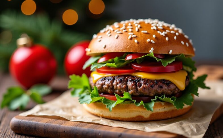 Recette et Conseils pour un Burger de Noël Délicieusement Gourmand