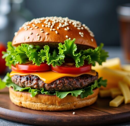 Délicieux burger maison au reblochon : la recette gourmande à ne pas manquer